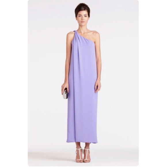 Diane Von Furstenberg DVF liluye dress Size 0 Color Frees (Periwinkle) Gown - Picture 1 of 10